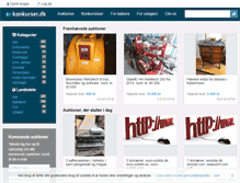 Tablet Screenshot of konkurser.dk